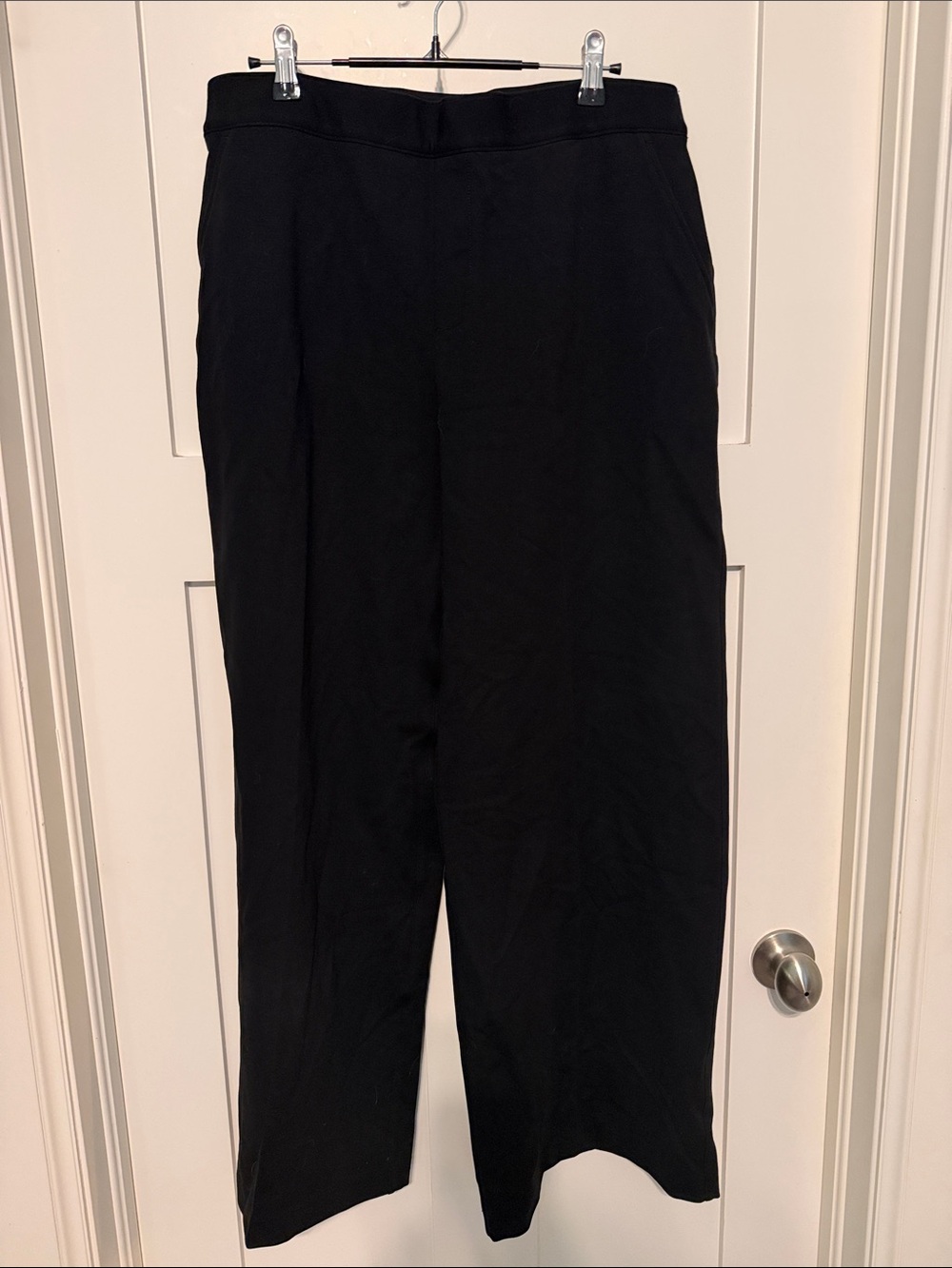 SPANX The Perfect Wide-Leg Black Wide-Leg Women's Pants Shapewear Size XL